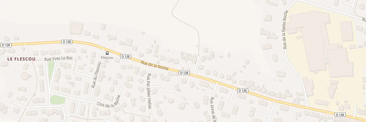 Plan du 51 Rue de la Roche à Lannilis