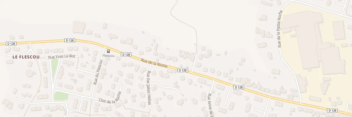 Plan du 53 Rue de la Roche à Lannilis