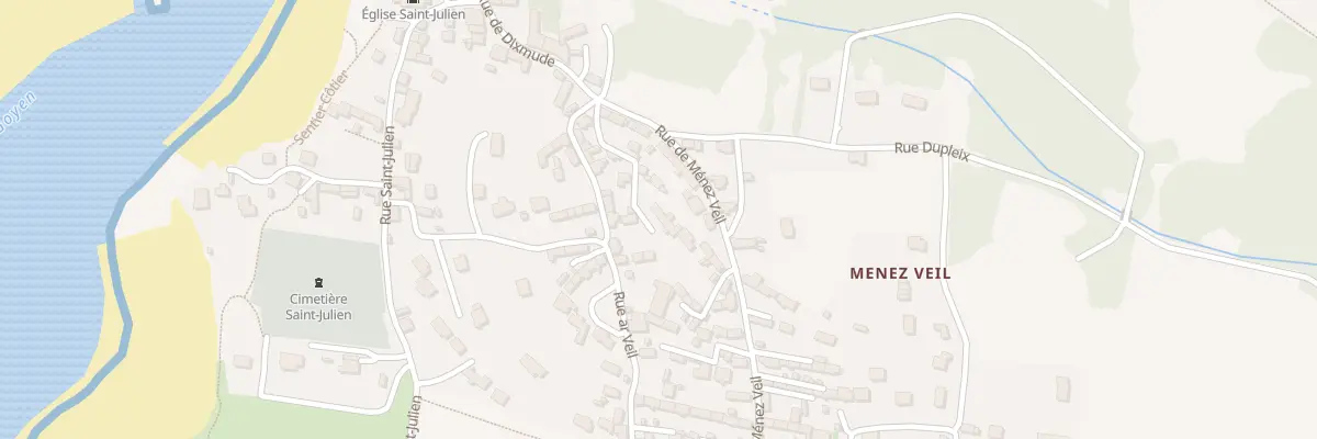Plan du 9 Rue du Cdt Violant à Plouhinec