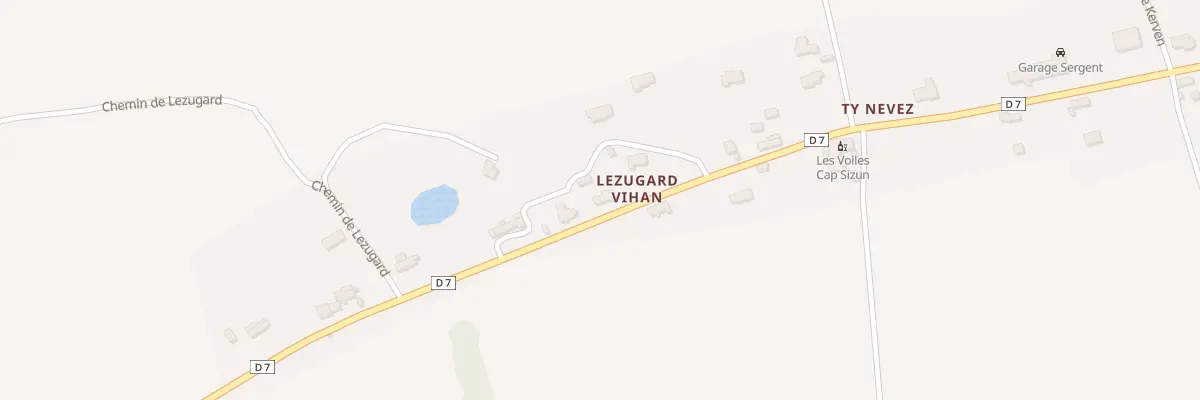 Plan du 84 Lezugar Vian à Beuzec-Cap-Sizun