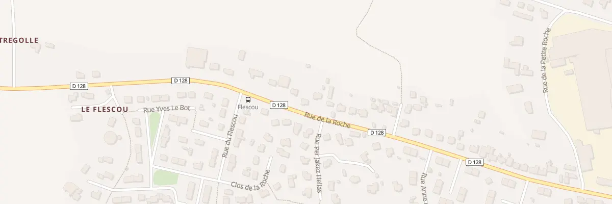 Plan du 63 Rue de la Roche à Lannilis