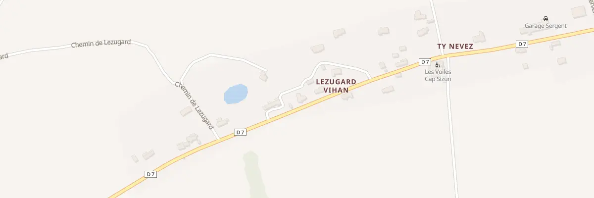 Plan du 110 Lezugar Vian à Beuzec-Cap-Sizun