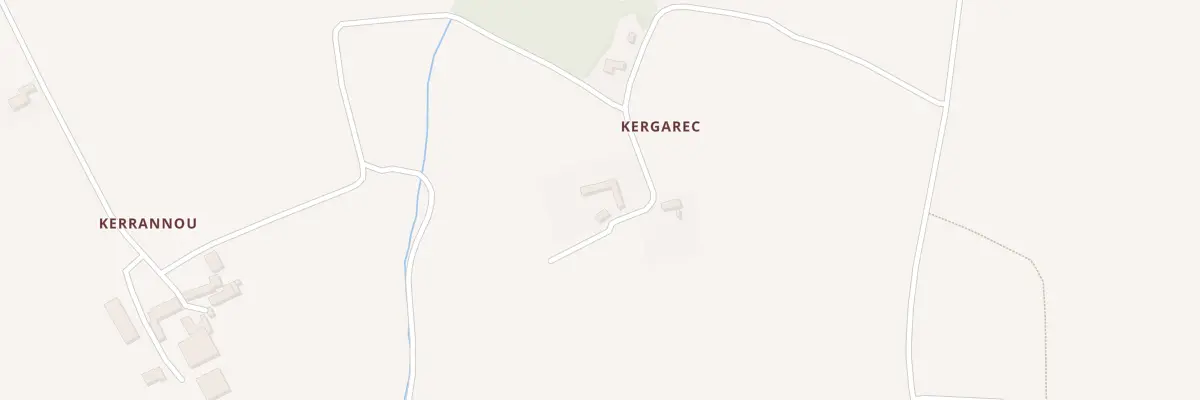 Plan du 430 Kergarrec à Beuzec-Cap-Sizun