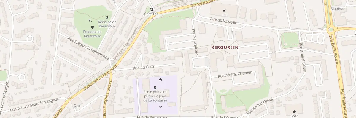Plan du 14 Rue du Caro à Brest