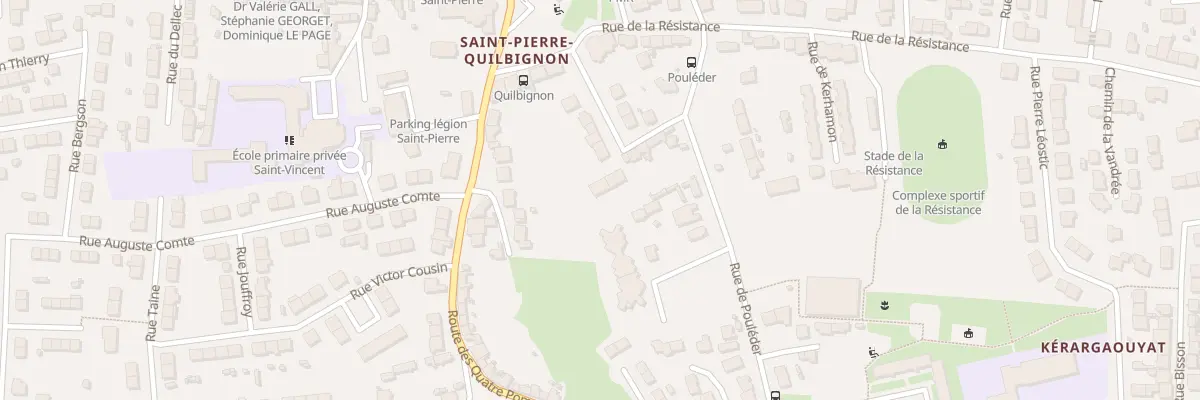 Plan du 12 Rue Paul Pochard à Brest