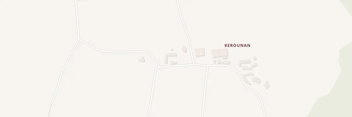 Plan du 9 Keriounan à Tréglonou