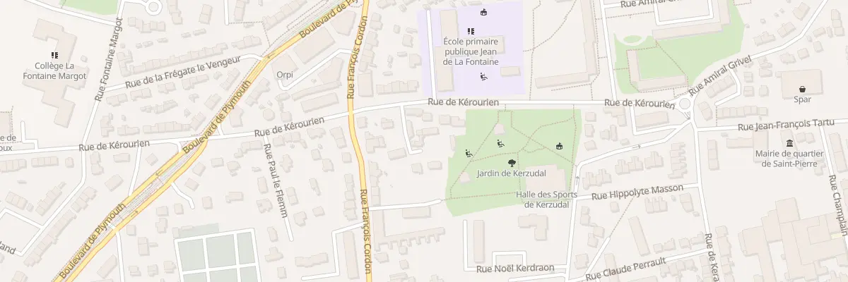 Plan du 6B All de Keranguden à Brest