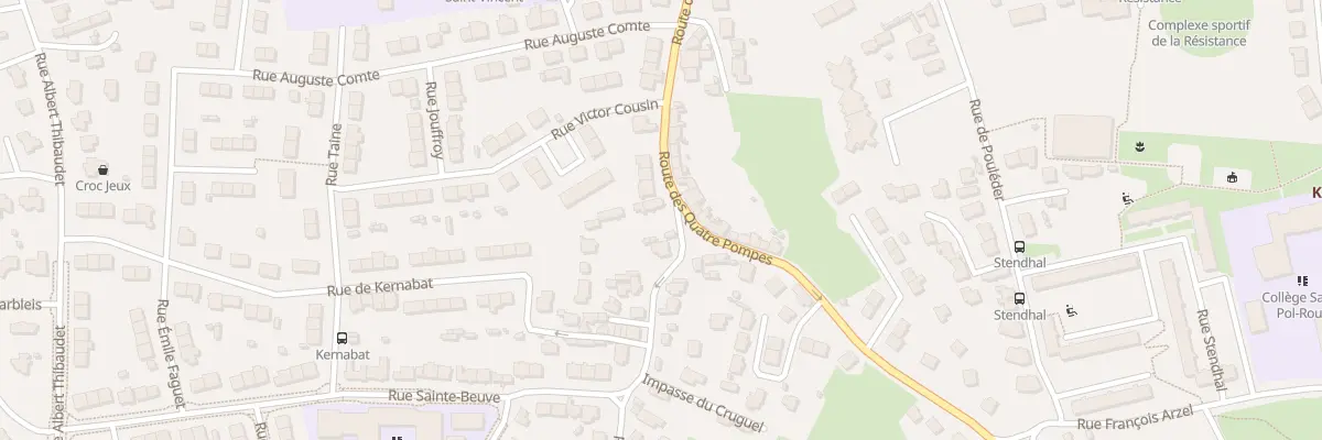 Plan du 78 Rue du Cruguel à Brest