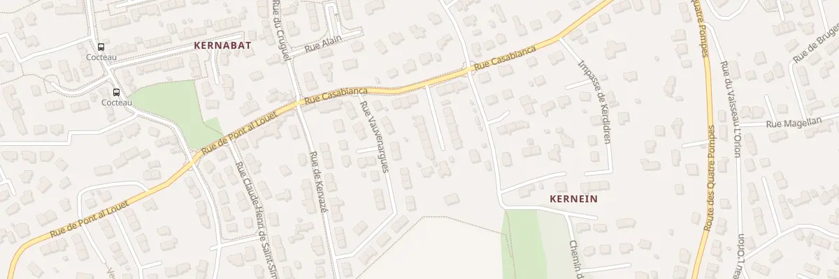 Plan du 6 Rue André Garrec à Brest