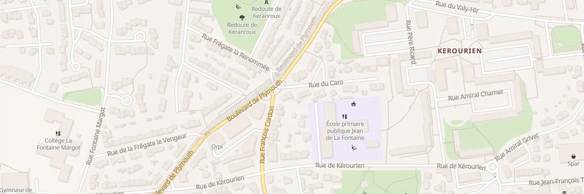 Plan du 3 Rue du Caro à Brest