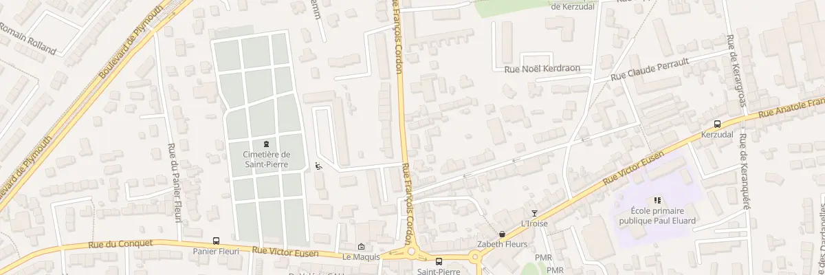 Plan du 11Q Rue Francois Cordon à Brest
