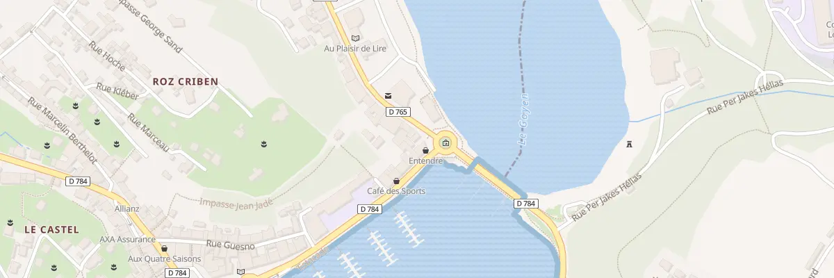 Plan du 4 Rue Lamartine à Audierne