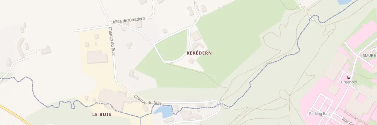 Plan du 105 Che de Keredern à Guilers