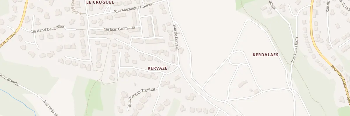 Plan du 40 Rue de Kervazé à Brest