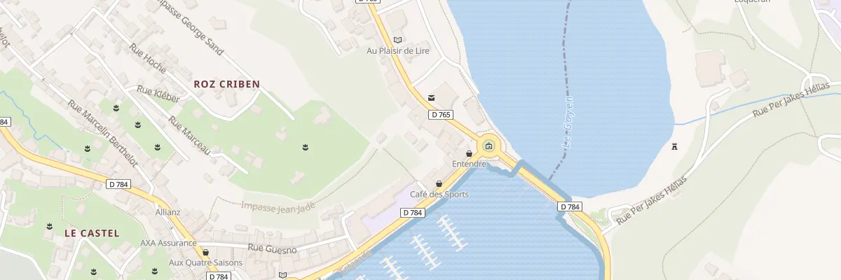 Plan du 6 Quai Anatole France à Audierne