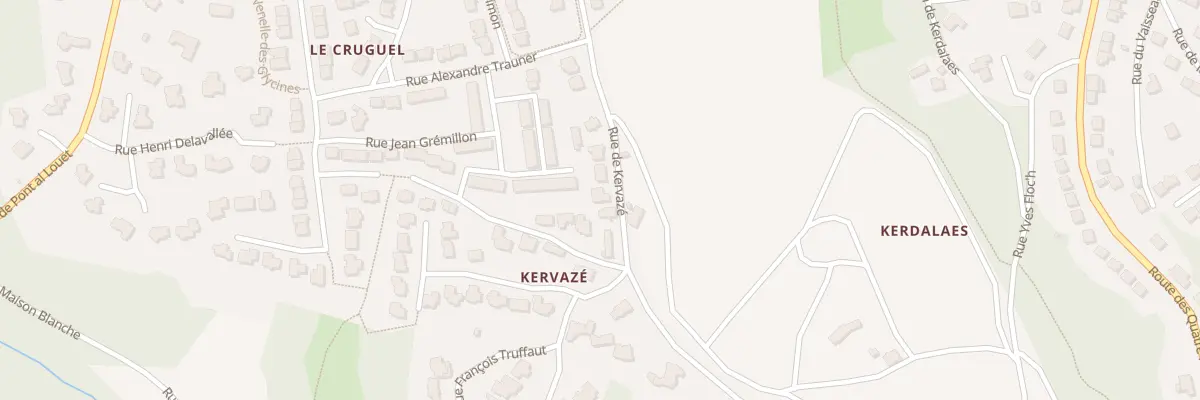 Plan du 36 Rue de Kervazé à Brest