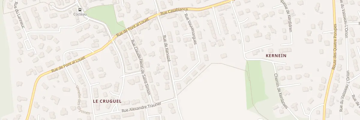 Plan du 17 Rue de Kervazé à Brest