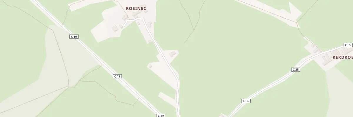 Plan du 2 Rosinec à Crozon