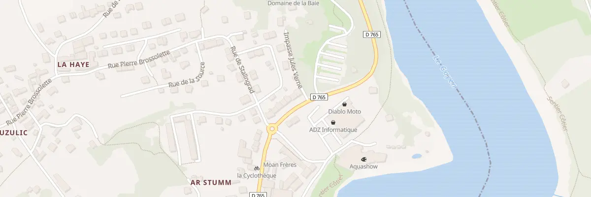 Plan du 82 Rue Lamartine à Audierne