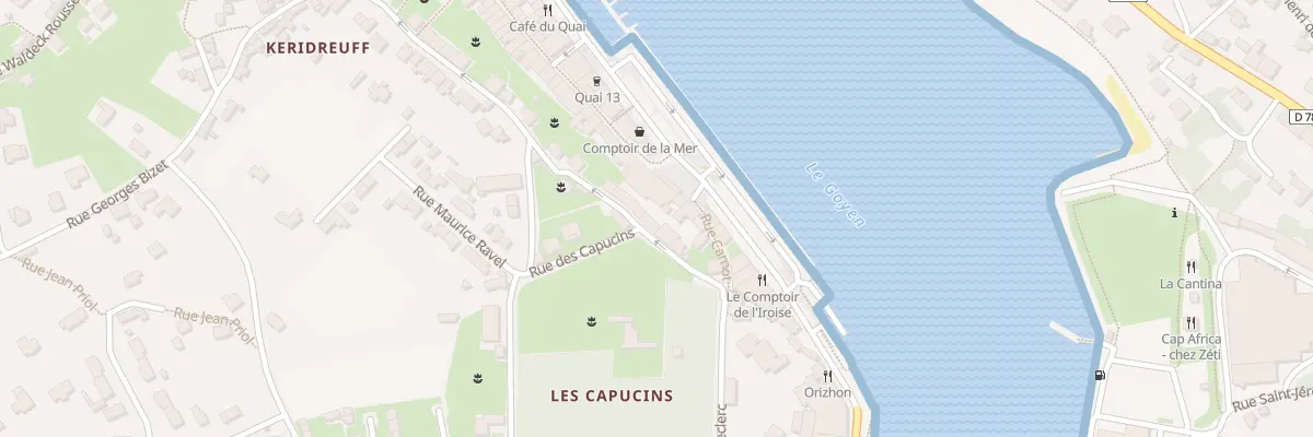 Plan du 15 Rue Marechal Leclerc à Audierne