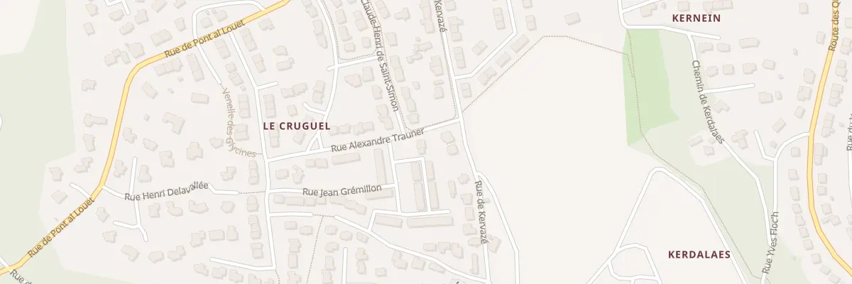 Plan du 50 Rue Alexandre Trauner à Brest
