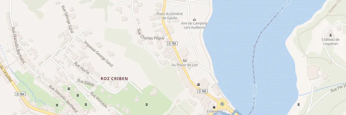 Plan du 26 Rue Lamartine à Audierne