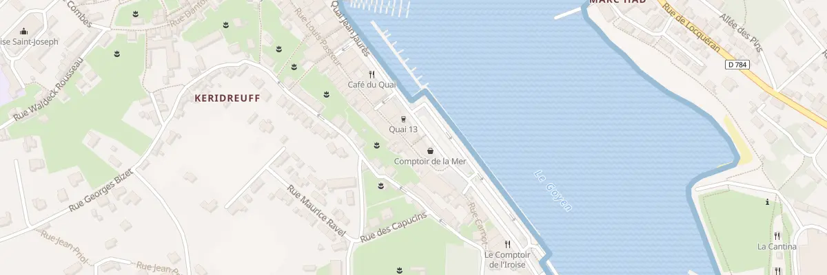 Plan du 16 Quai Jean Jaurès à Audierne