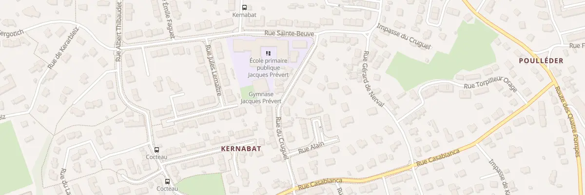 Plan du 31 Rue du Cruguel à Brest