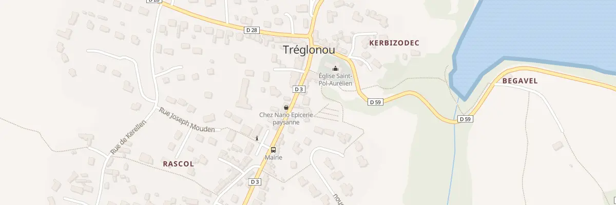 Plan du 5B Rue de la Mairie à Tréglonou