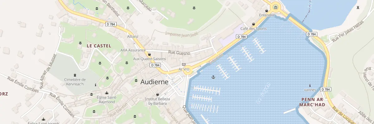 Plan du 4 Pl de la Liberté à Audierne
