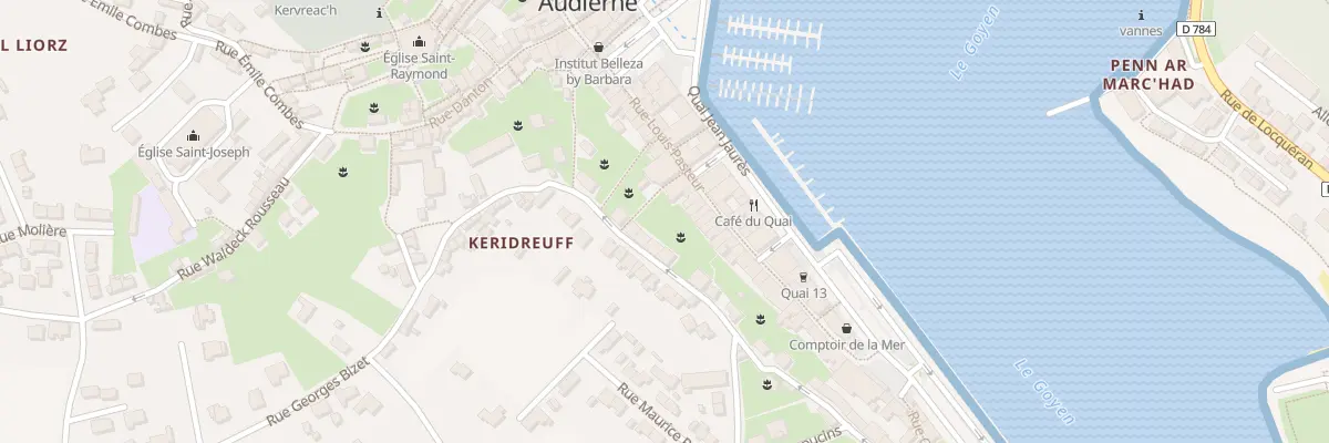 Plan du 15 Rue de Kerydreuff à Audierne