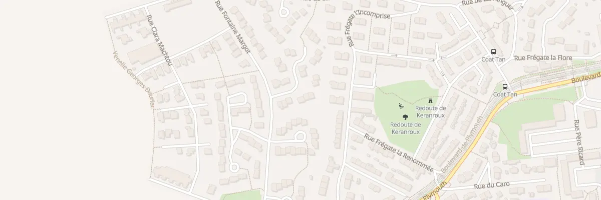 Plan du 4 Rue Poul Ar Horred à Brest