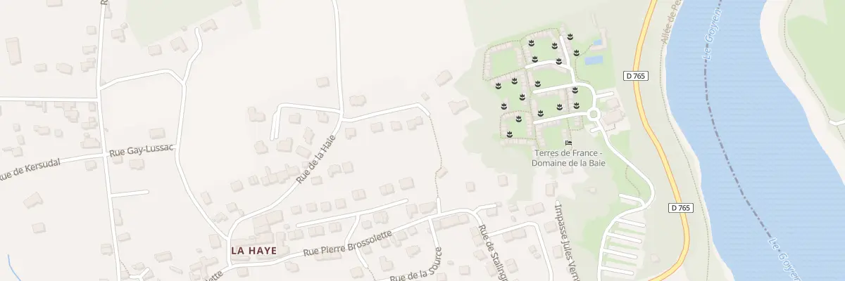 Plan du 6 Imp de la Haie à Audierne