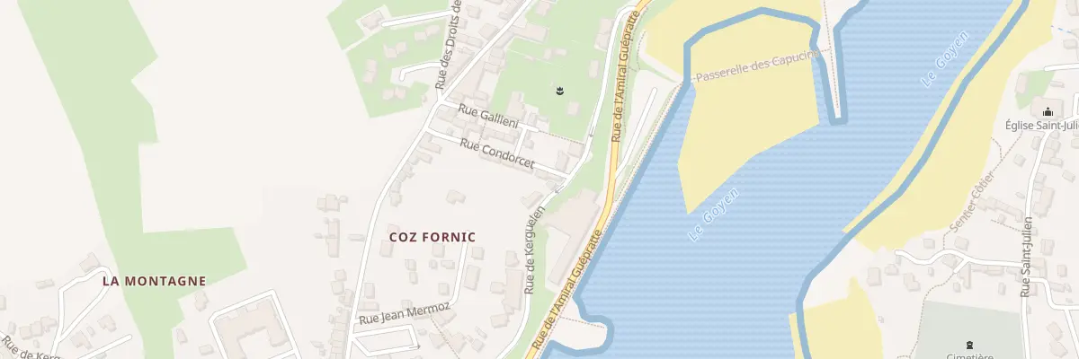 Plan du 10 Rue Condorcet à Audierne