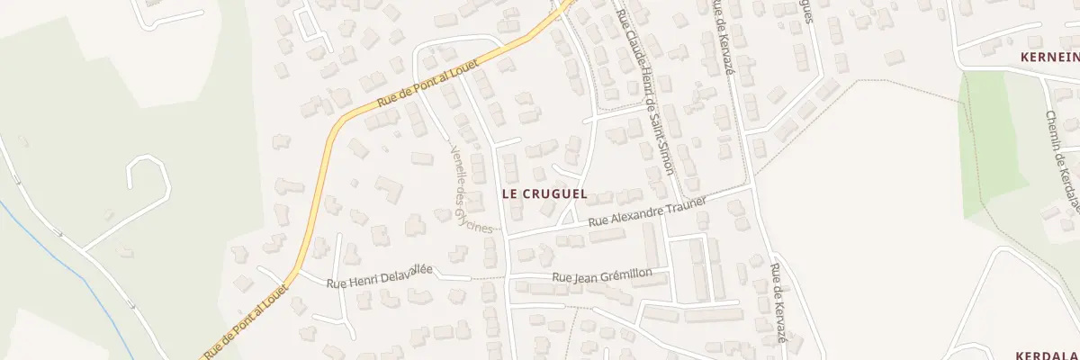 Plan du 17 Rue Jacques Blaise à Brest