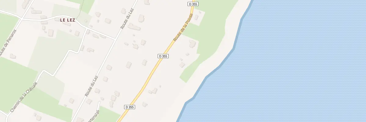 Plan du 52 Rte de la Pointe à Roscanvel