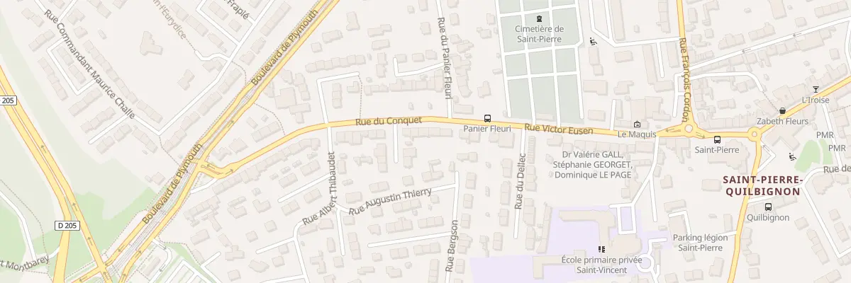 Plan du 18 Rue du Conquet à Brest