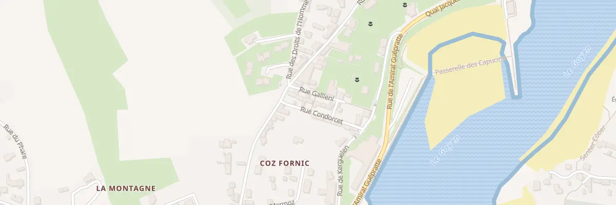 Plan du 3 Rue Condorcet à Audierne