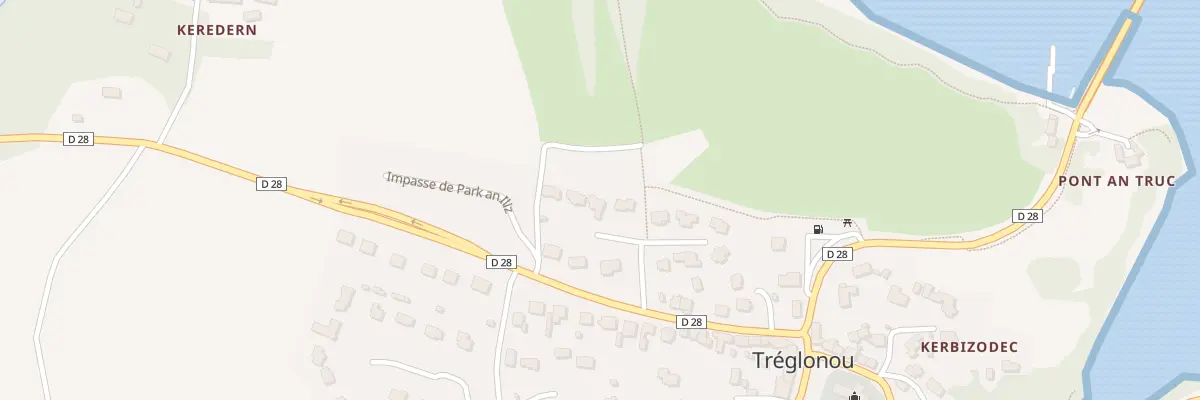 Plan du 8 Lot Toul Ar Moulouer à Tréglonou