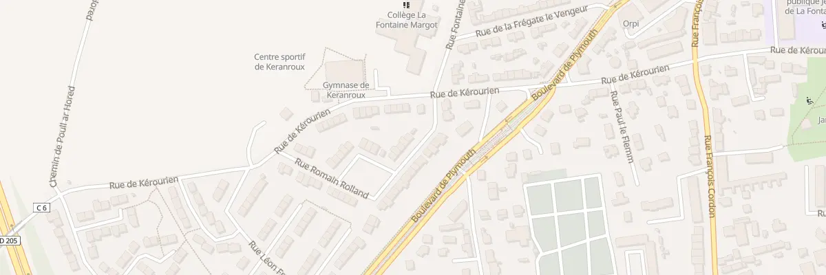 Plan du 32 Rue Romain Rolland à Brest
