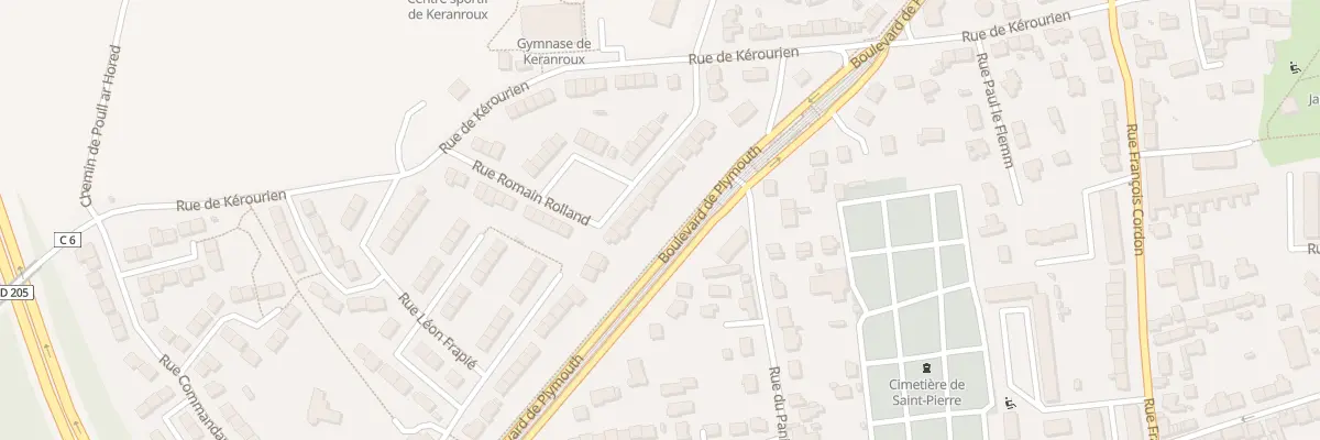 Plan du 31 Rue Romain Rolland à Brest