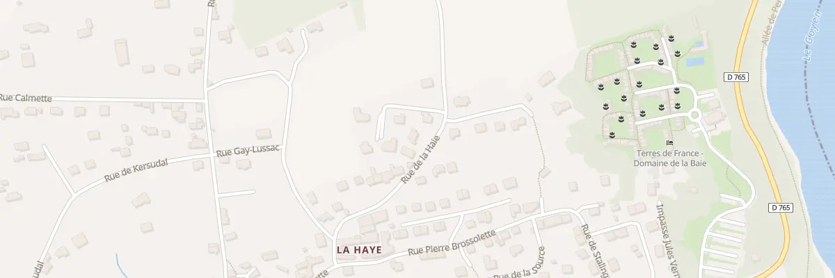 Plan du 16B Rue de la Haie à Audierne
