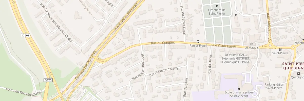 Plan du 30 Rue du Conquet à Brest