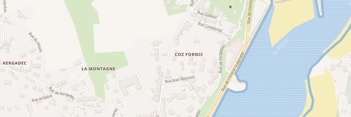 Plan du 26 Rue Jean Jacques Rousseau à Audierne