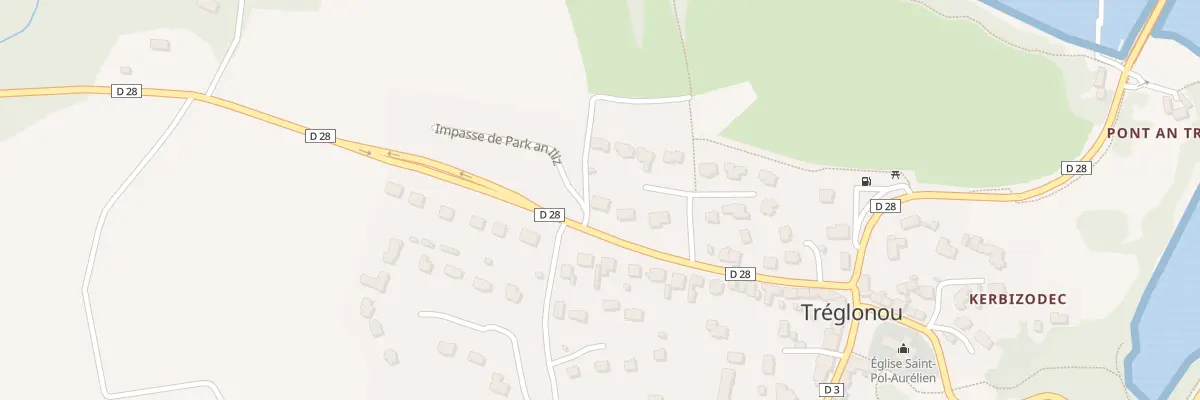 Plan du 12 Rue de l’Aber Benoit à Tréglonou
