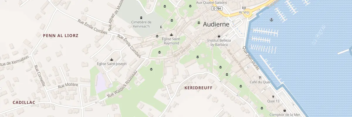Plan du 30 Rue Danton à Audierne