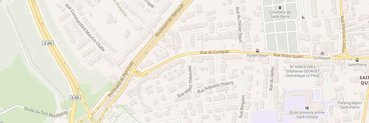 Plan du 36 Rue du Conquet à Brest