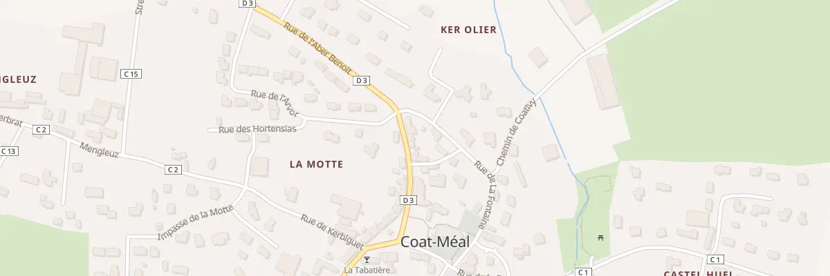 Plan du 10 Rue de l’Aber Benoît à Coat-Méal
