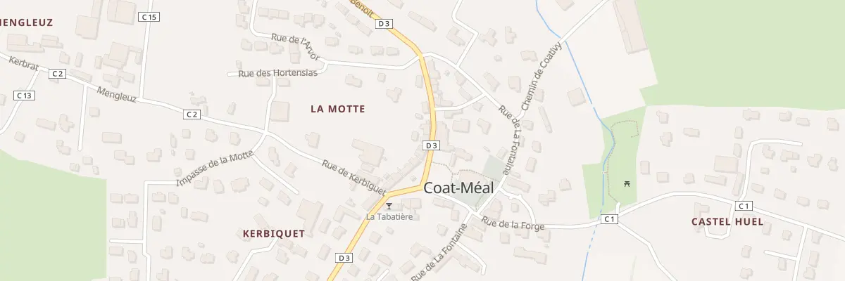 Plan du 11 Rue de l’Aber Benoît à Coat-Méal