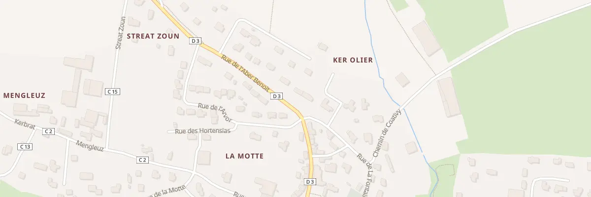 Plan du 14B Rue de l’Aber Benoît à Coat-Méal